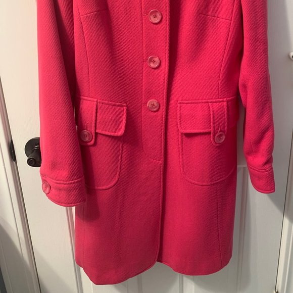 Jackets & Coats Hot Pink Pea Coat Poshmark